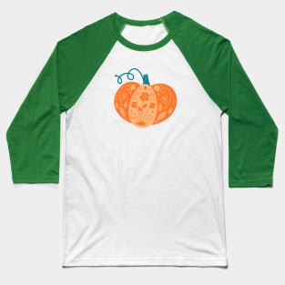 Orange Decorative Pumpkin Baseball T-Shirt